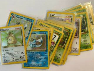 Wotc Jungle Set Pokemon Cards - Including Rare & Holographic,  Multibuy