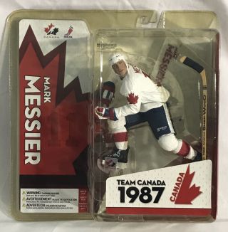 2005 Mcfarlane Team Canada 1987 Mark Messier Figure,  Nhl Oilers Rangers