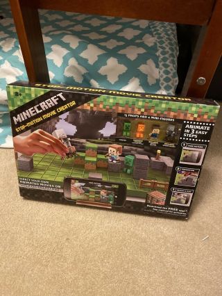 Minecraft Stop - Motion Movie Creator Set Never Opened Exclusive Characters.