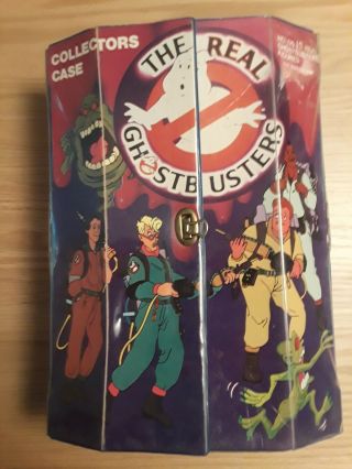 1984/1988 The Real Ghostbusters Collectors Case With Action Figures