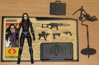 G.  I.  Joe Wal - Mart Exclusive Retro Baroness V12 3¾ " Action Figure