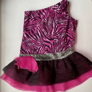 Melissa And Doug Zebra Pink Dress - Size 3 - 6 Years - Costume; Dress - Up; Pretend