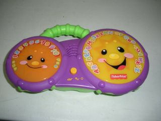 Fisher Price Laugh & Learn Bathtime Bongos Light Up Drums Abcs Numbers Music