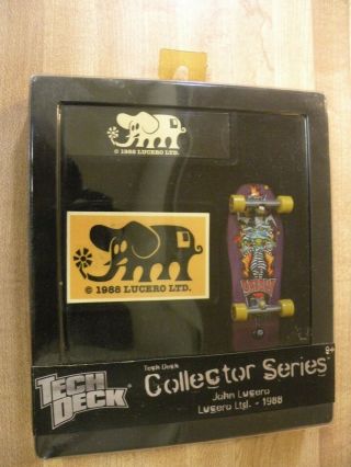 Tech Deck Collectors Series John Lucero Ltd.  1988 Mini Skateboard Nib