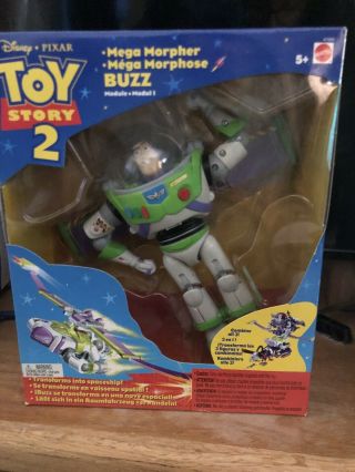 Rare Toy Story 2 Mega Morpher Buzz Lighyear Brand -
