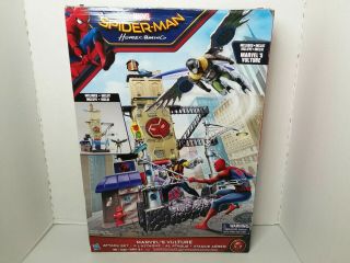Avengers Spiderman Homecoming Marvel ' s Vulture Attack Set Collectible NIB LOOK 3