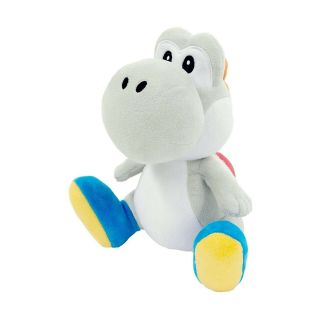 Little Buddy Mario All Star White Yoshi 8 Inch Plush Figure