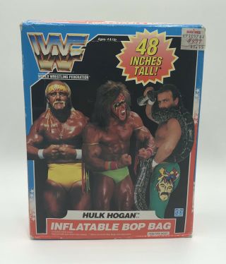 , Factory Wwf Hulk Hogan 48 Inch Inflatable Bop Bag.