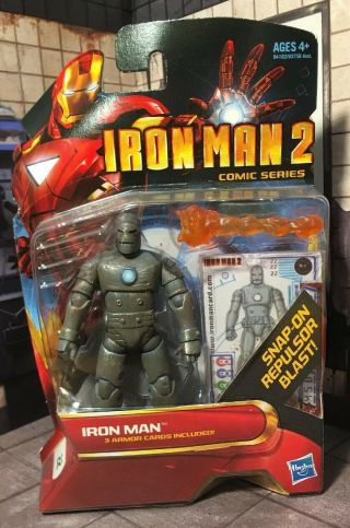 2010 Hasbro Marvel Iron Man 2 Comic Series Mark I 3.  75” Action Figure 22