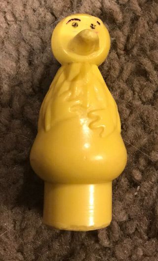 Vintage Sesame Street Big Bird Figure Toy Fisher Price Little People