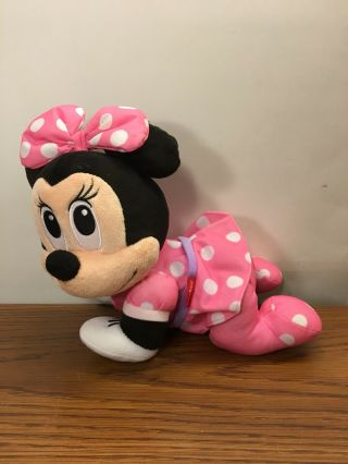 Fisher Price Disney Baby Minnie Mouse Touch & Crawl Musical Plush 2013 Talks