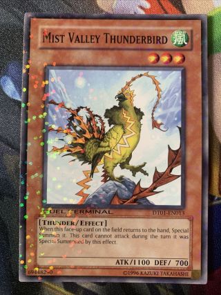 1x Mist Valley Thunderbird - Dt01 - En013 - Lp - Duel Terminal - Common Yugioh Card