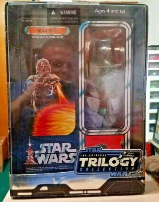 Boba Fett 12 " 1/6 Action Figure Star Wars Trilogy 2004 Hasbro