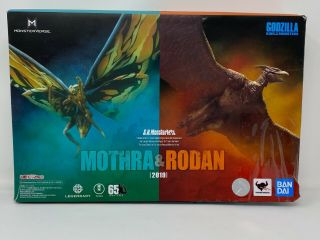 Bandai S.  H.  Monsterarts Mothra & Rodan Figures 2019 Godzilla Movie (box)