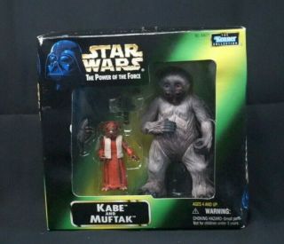 Star Wars Power Of The Force Kabe And Muftak Action Figures Kenner