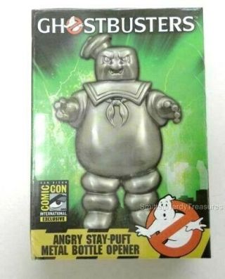 Diamond Select Toys Ghostbusters Metal Sdcc Stay - Puft 3 " Bottle Opener Toy / Nib