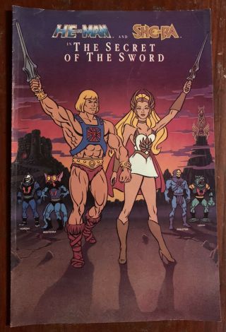 Rare He - Man And She - Ra The Secret Of The Sword Comic Master Of The Universe