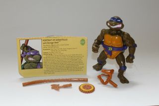Tmnt Teenage Mutant Ninja Turtles 1990 Donatello With Storage Shell