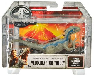 Velociraptor Blue Attack Pack Jurassic World Fallen Kingdom 5 - 7 " 2018 Mattel