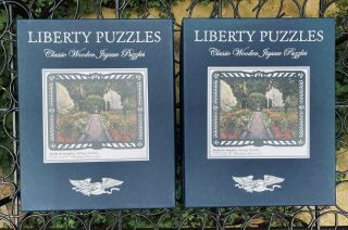 Liberty Classic Wooden Puzzle Jardin De Aranjuez Retired 690pcs 2 Boxes Complete