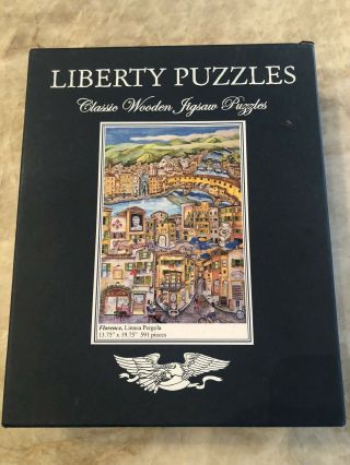 Liberty Wooden Jigsaw Puzzles Florence,  By Linnea Pergola