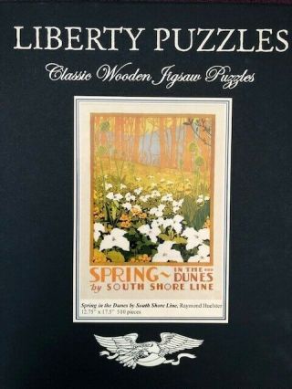 Liberty Classic Wooden Jigsaw Puzzle: Spring In The Dunes