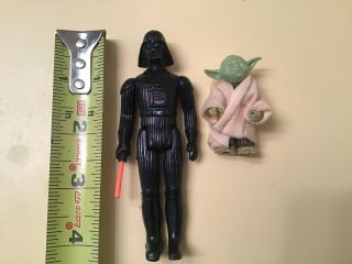 Star Wars Vintage Darth Vader And Yoda Figures
