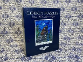 Liberty Wooden Jigsaw - “wolf Song” By Phil Lewis - 503 Piece Puzzle