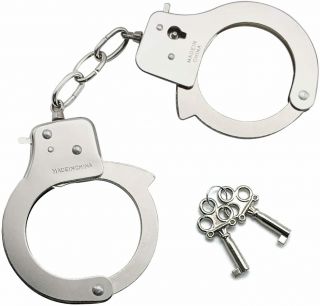Metal Handcuffs For Kids.  Imperial Toys Die - Cast Metal Handcuffs Real Stuff