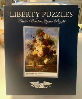Liberty Classic Wooden Puzzle: Vase De Fleurs