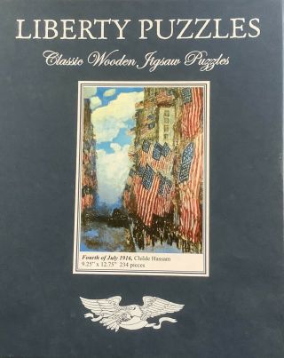 Liberty Wooden Jigsaw Puzzle: Fourth Of July 1916