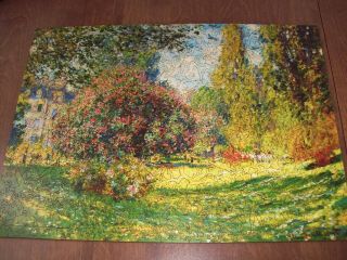 Liberty Wooden Puzzle - The Parc Monceau By Claude Monet