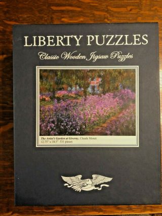 Liberty Wooden Jigsaw Puzzle The Artists Garden At Giverny 531 Piece