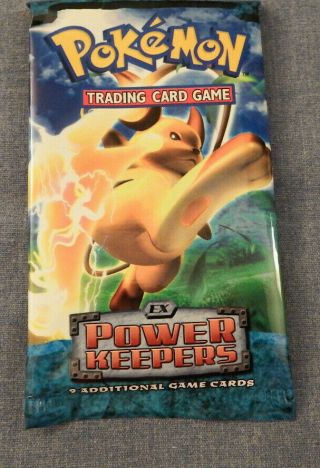 Pokemon Ex Power Keepers Raichu Empty Pack Art (no Cards)