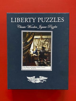 Liberty Classic Wooden Jigsaw Puzzle " The Allegory Of Painting " By Vermeer