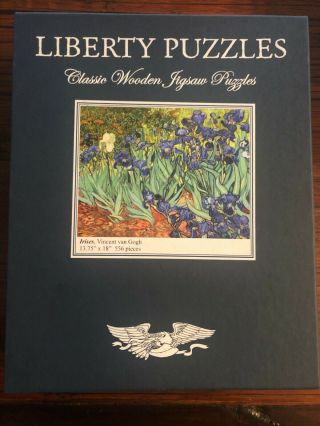 Liberty Classic Wooden Jigsaw Puzzles (2) - Irises,  Vincent Van Gogh & Sea Dog