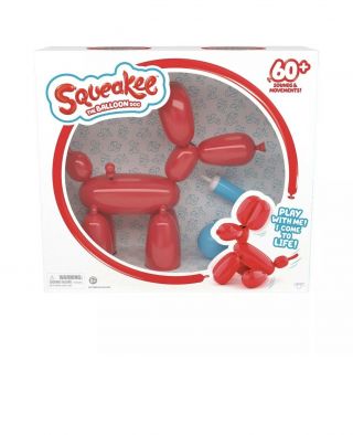 Squeakee The Balloon Dog Pet - Red