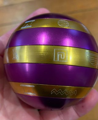 The Sharper Image Puzzle ISIS I ORB Purple & Gold 2