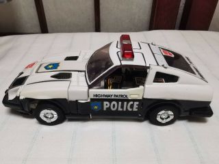 Vtg Prowl Police Highway Patrol Car 1982 Hasbro Takara G1 Transformers Robot