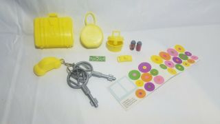 Barbie Volkswagen Beetle Accessories Mellow Yellow