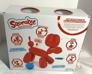 Squeakee The Balloon Dog Red Responds To Your Voice Inflate Toy 3