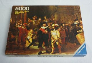 Complete Rare - Ravensburger Jigsaw Puzzle - 5000 Piece - 1977 - The Night Watch