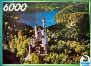Schmidt 6000 Piece Puzzle (1987) Neuschwanstein Castle 42 " X 62 "