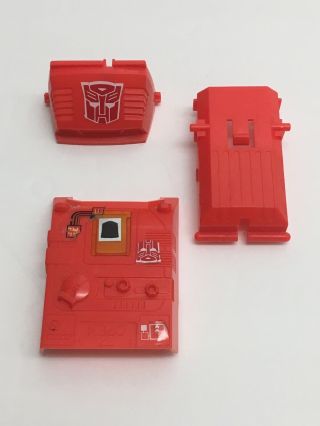 1985 G1 Transformers,  Omega Supreme,  Battery Cover & Tank Parts,  Vtg,  (t - 168)