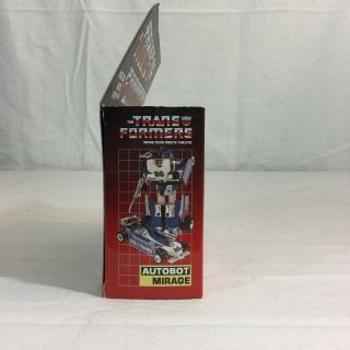 1984 Transformers G1 Autobot Spy Mirage HASBRO Trans Formers NIB 2