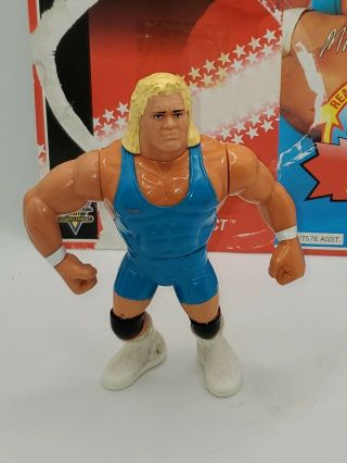1994 WWF Hasbro Series 8 Mr.  Perfect Wrestling Figure Blue Trunks WWE 2