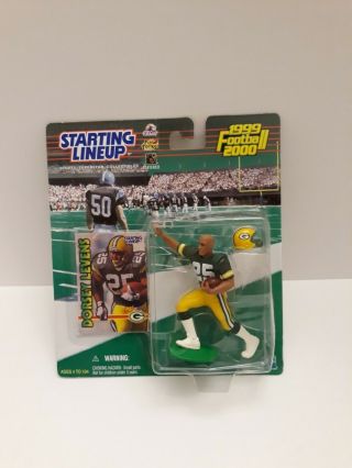 1999/2000 Nfl Starting Lineup Action Fig W/ Card Doesey Levens Green Bay Packers