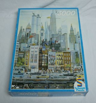Complete Rare - Schmidt Jigsaw Puzzle - 3000 Piece - 1986 - York