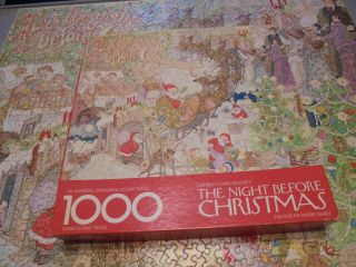 Springbok 1000 Piece Puzzle The Night Before Christmas Complete 2