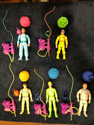Kenner The Real Ghostbusters - Slimed Heroes - Complete Set